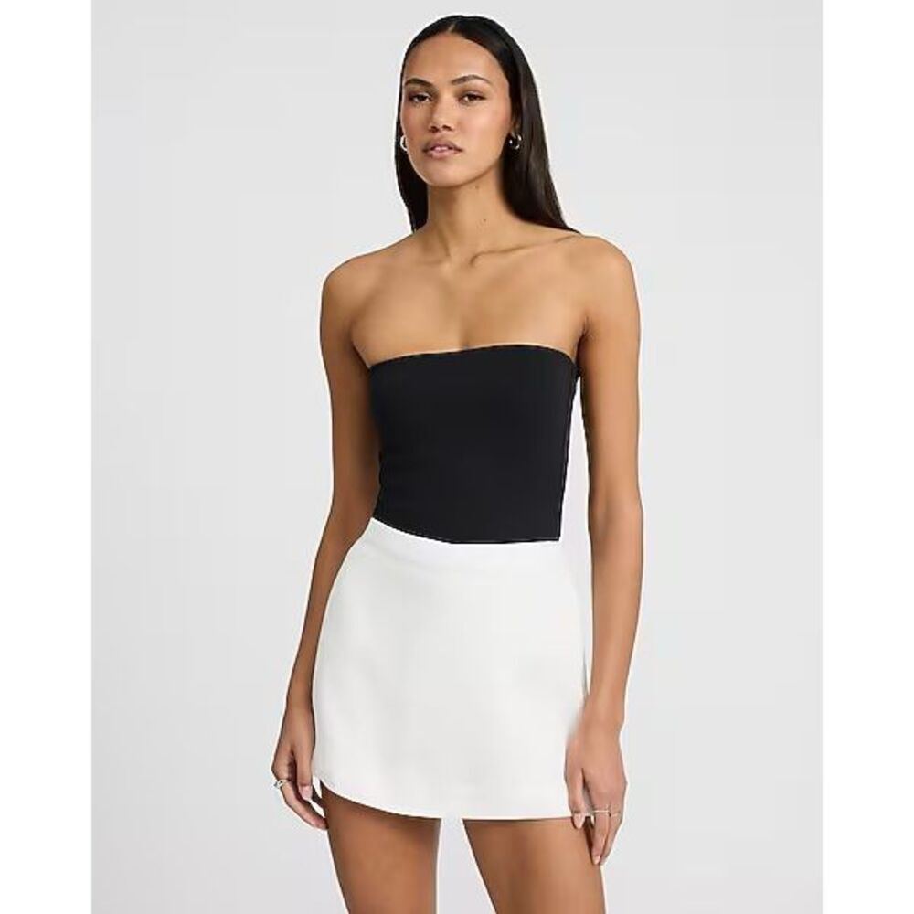EXPRESS Black Body Contour High Compression Tube Top *NEW*